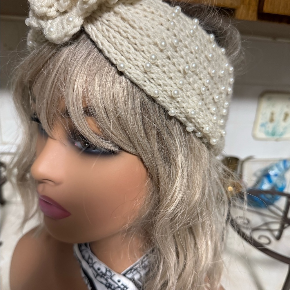 COG New York Knit Flower Headband - Picture 3 of 3